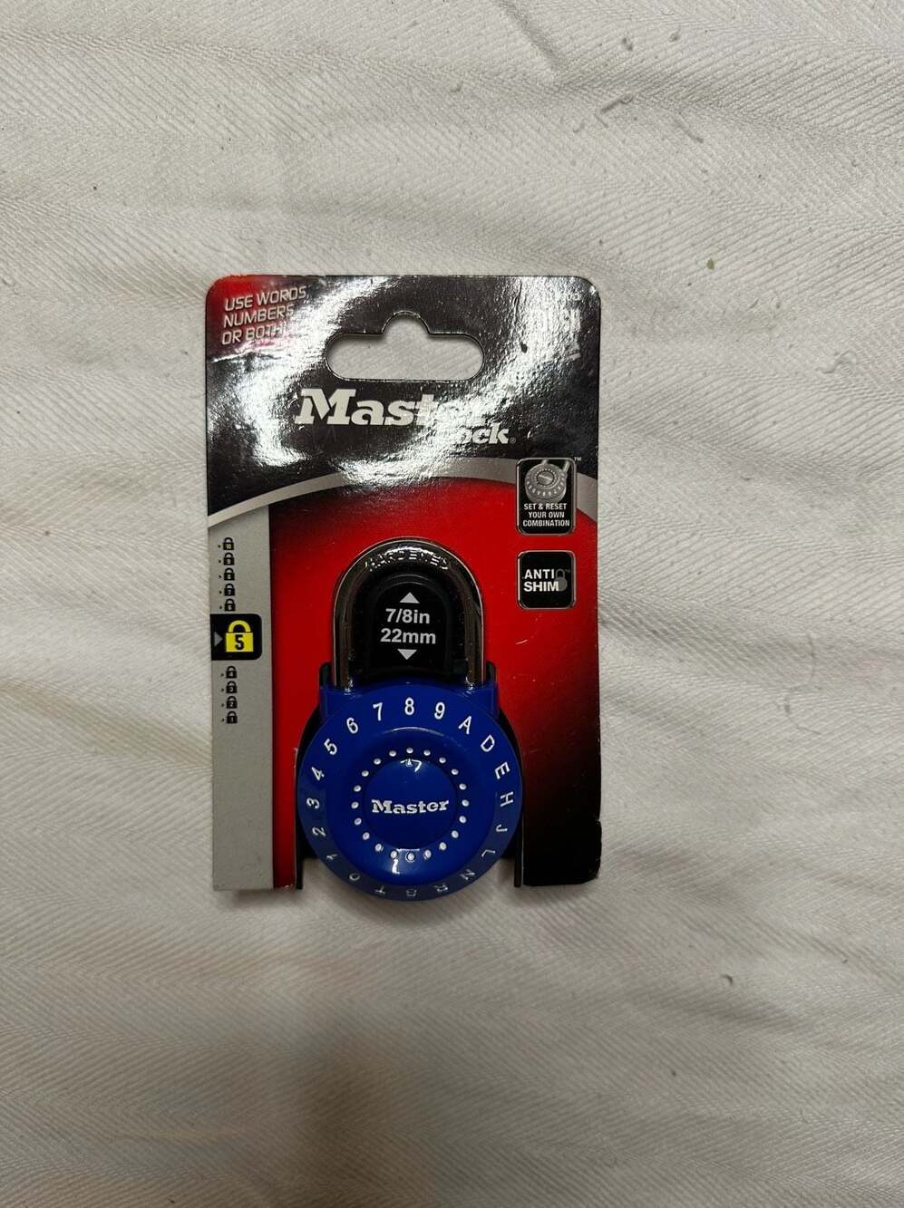 Master Lock 1590D Precision Resettable Combination Padlock